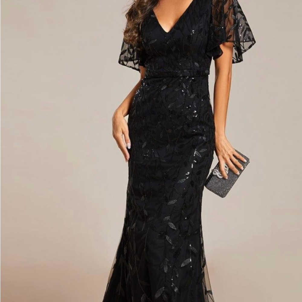 NWT-  Black Evening Gown